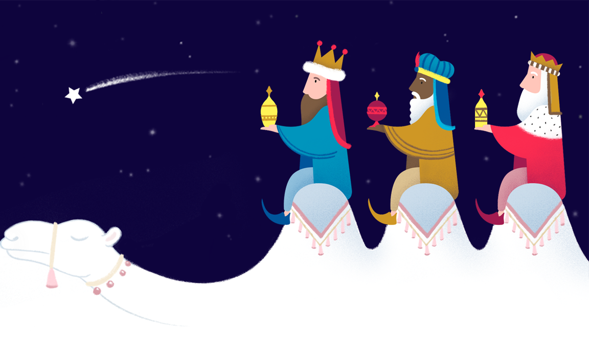Let’s welcome the three kings!