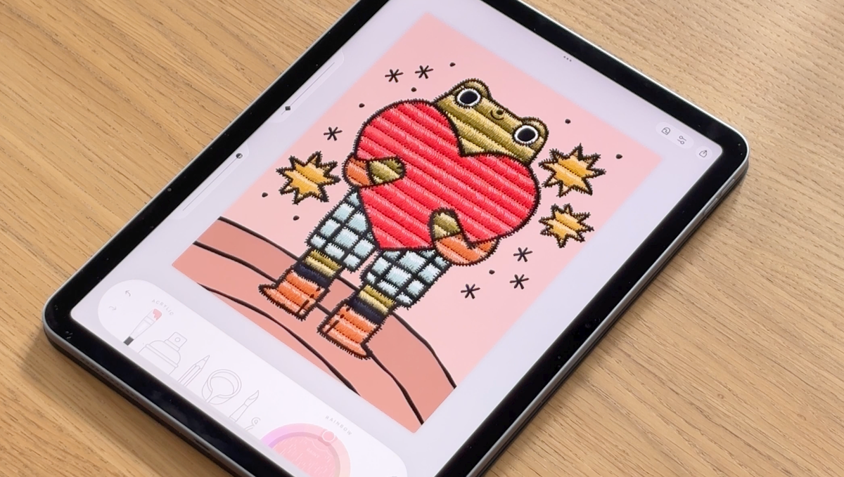 How to Create an Embroidery Effect in Digital Coloring